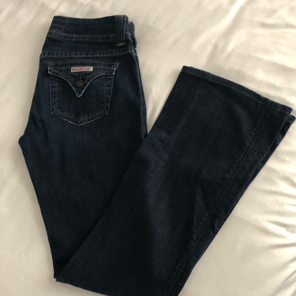 Hudson size 28 classic boot cut dark denim